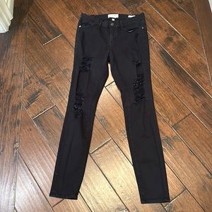 Frame Denim Le Skinny de Jeanne Ripped Jeans Size 29